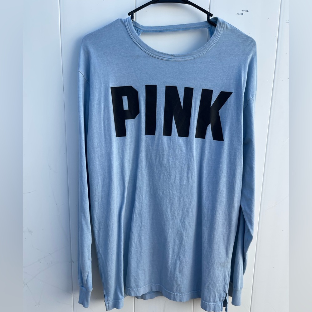 Blue long sleeve shirt